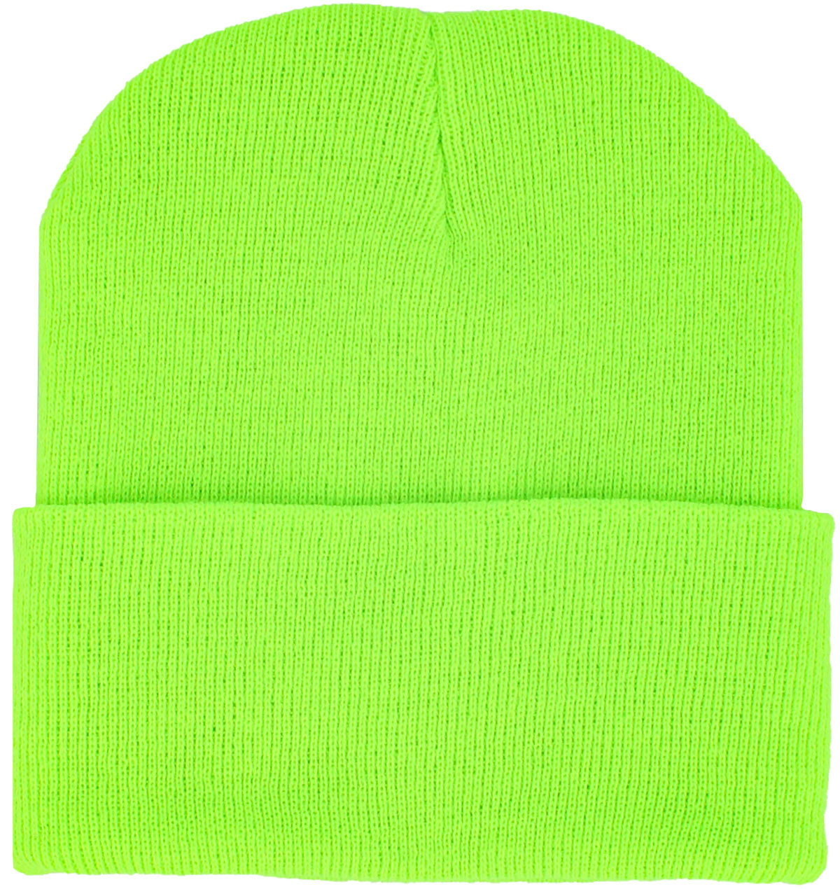 Neon Lime ski hat product view